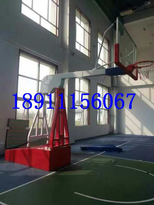 高档电动液压篮球架